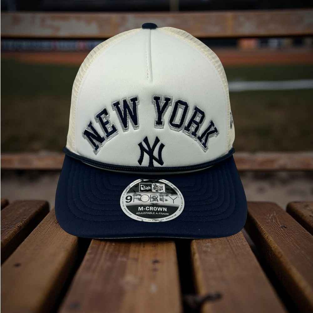 New York Yankees New Era 9FORTY M-Crown Adjustable Trucker Hat Baseball Cap
